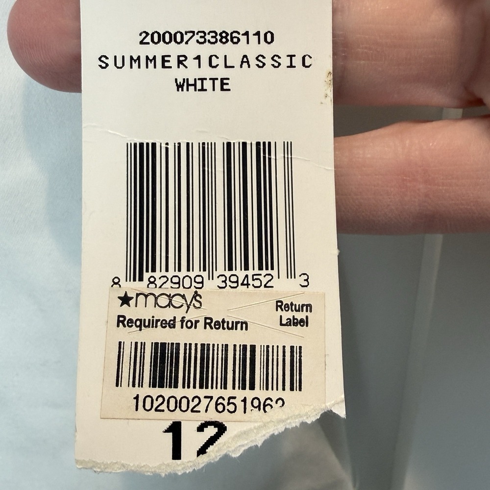 NWT Lauren Ralph Lauren White Cotton Stretch Preppy Bermuda Golf Shorts Size 12 - Picture 4 of 9